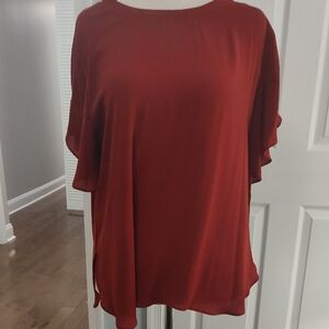 LOFT Rich Red Women's Blouse